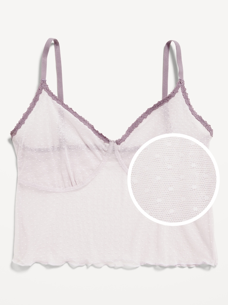 Mesh Cami Bra