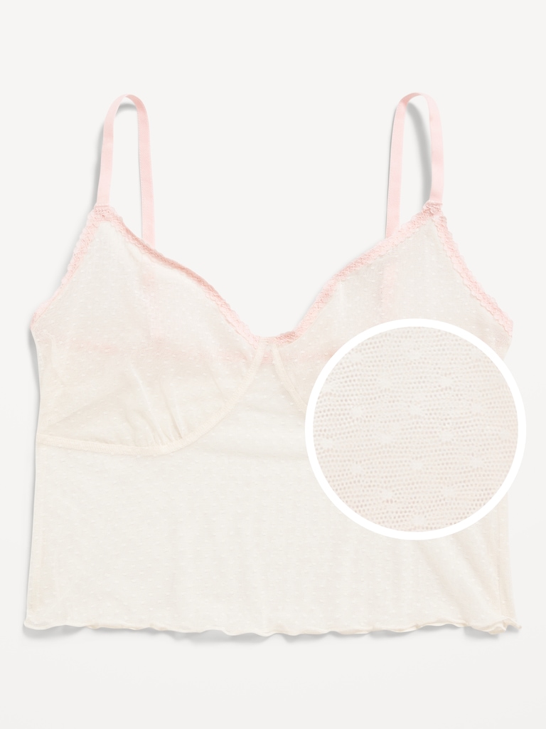 Mesh Cami Bra