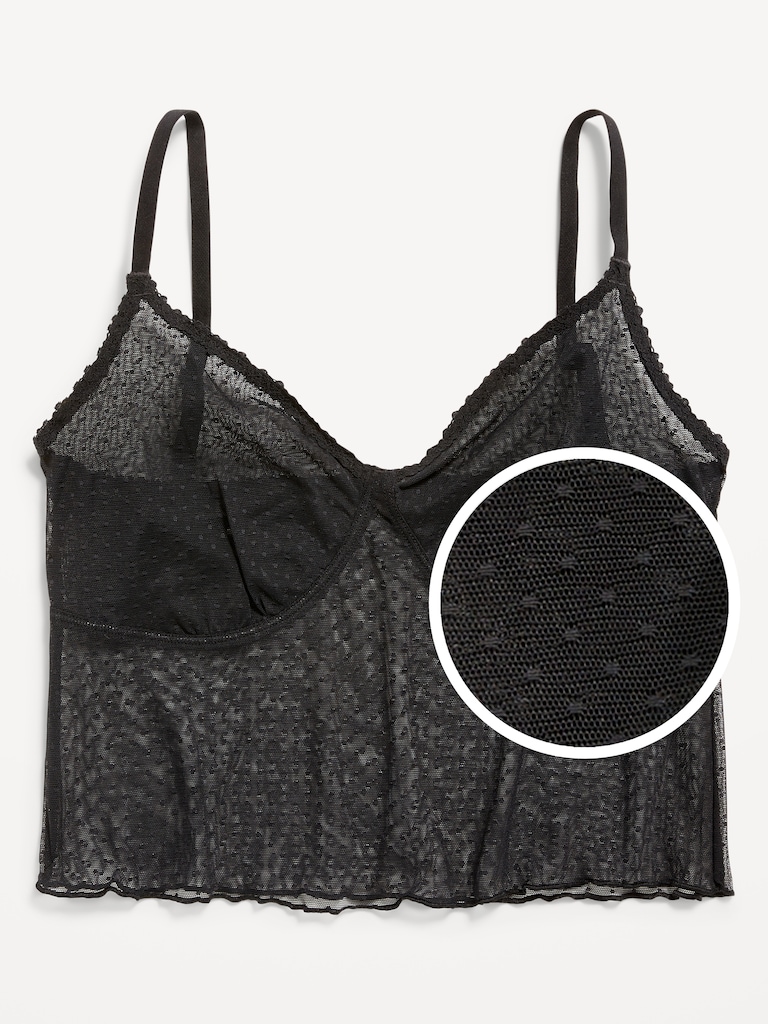 Mesh Cami Bra