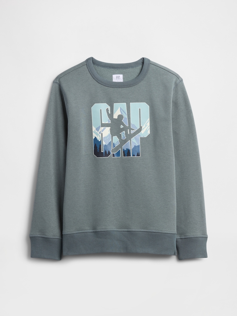 Kids Crewneck Graphic Sweatshirt