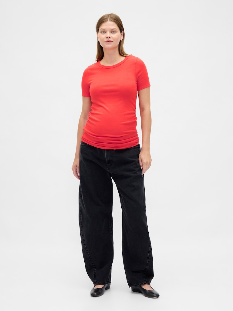 Maternity Modern Crewneck T-Shirt