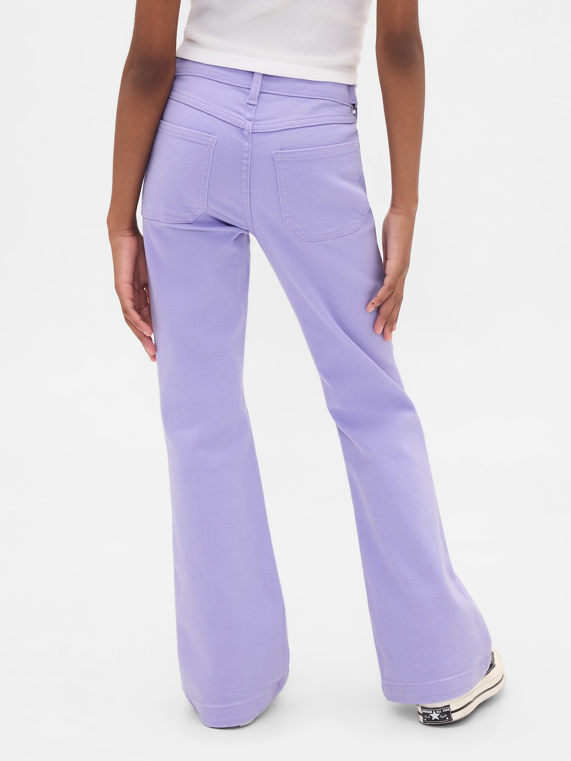 Kids High Rise '70s Flare Jeans