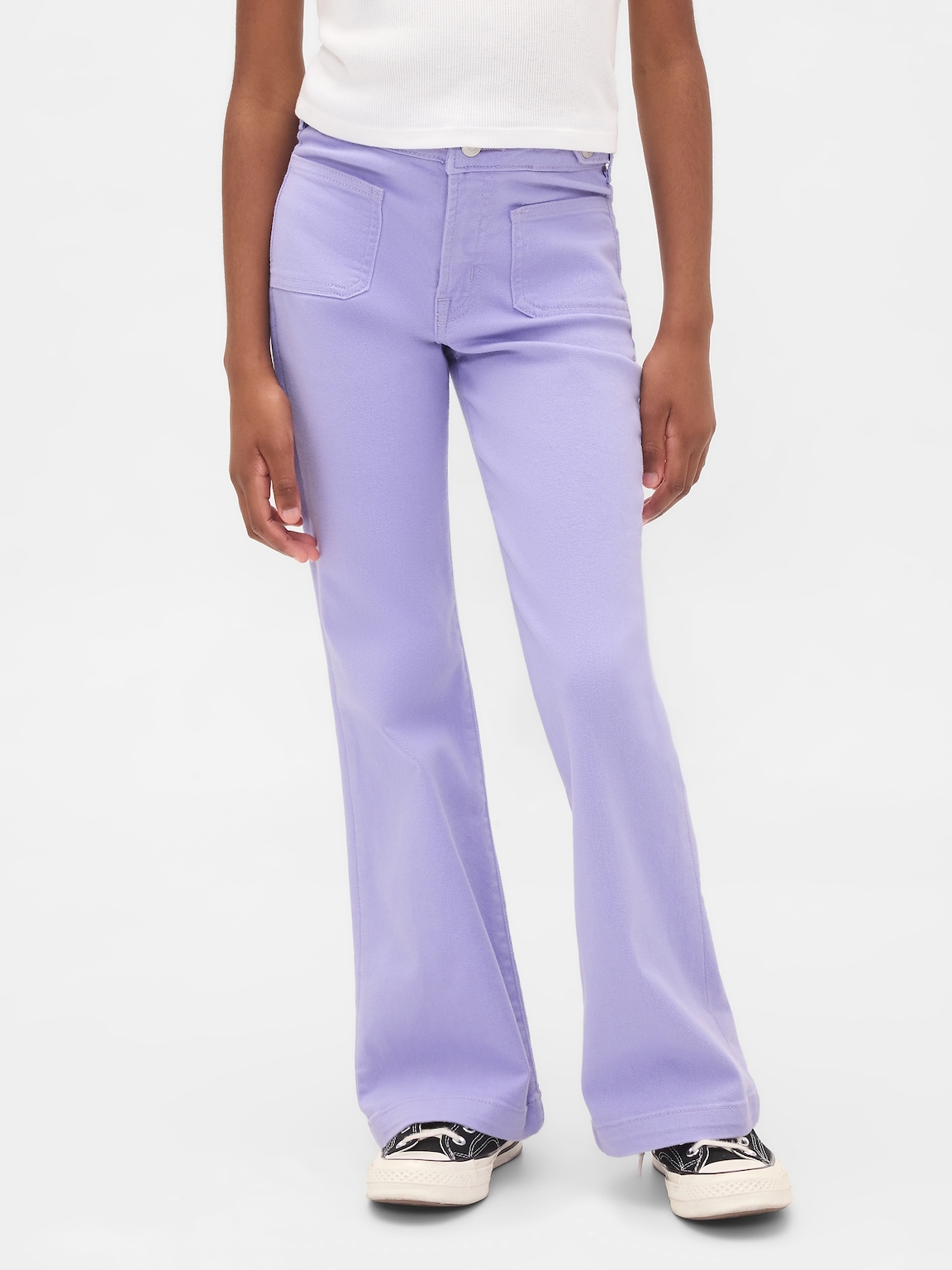 Kids High Rise '70s Flare Jeans