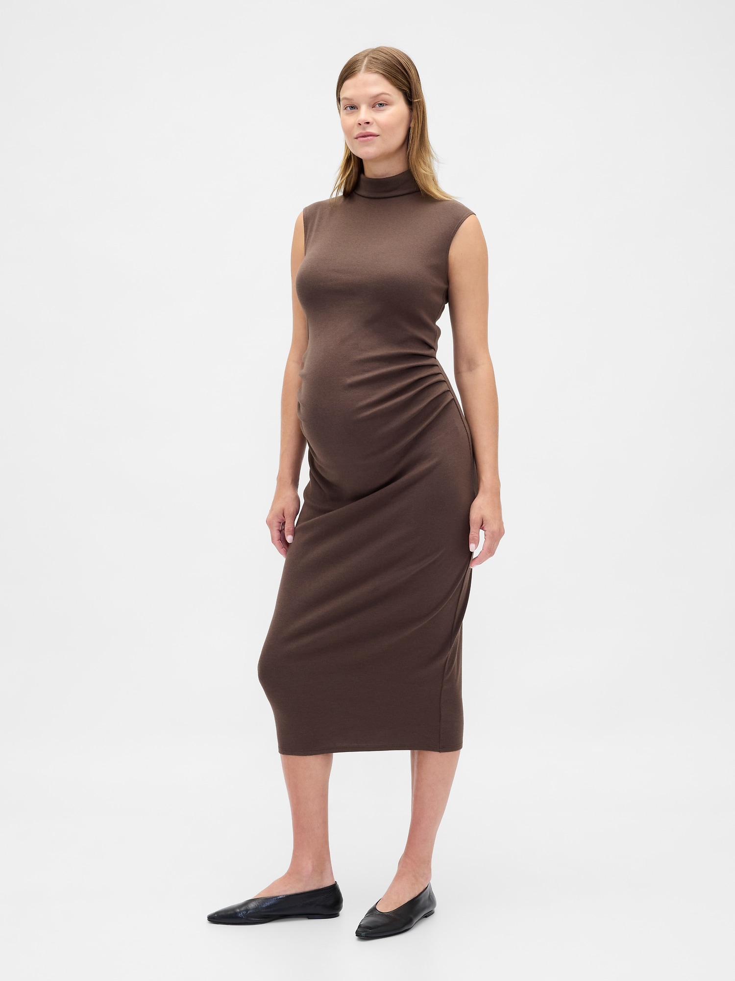 Gap Maternity Modern Mockneck Dress