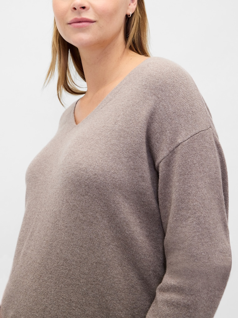 Maternity CashSoft V-Neck Sweater