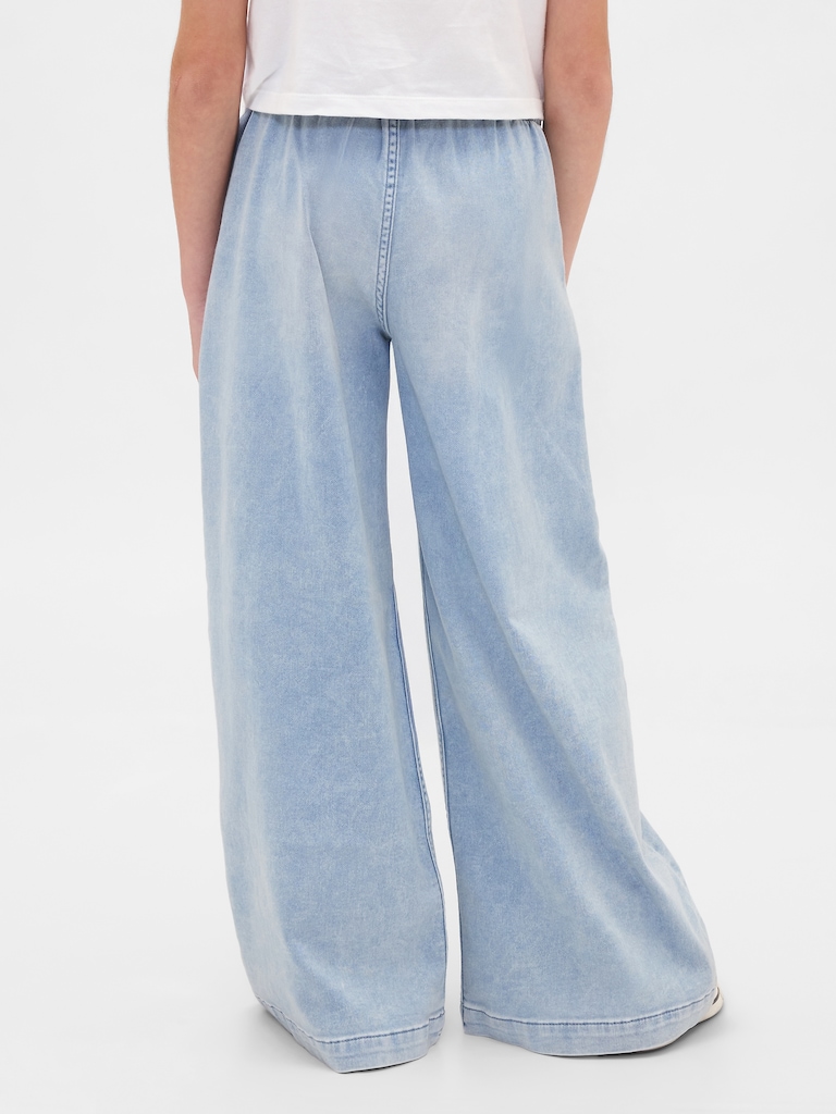 Kids Low Rise Knit Easy Baggy Jeans
