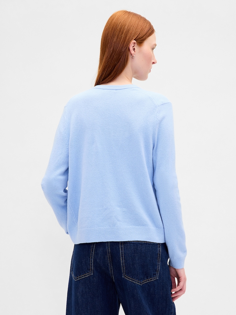 CashSoft Crop Cardigan