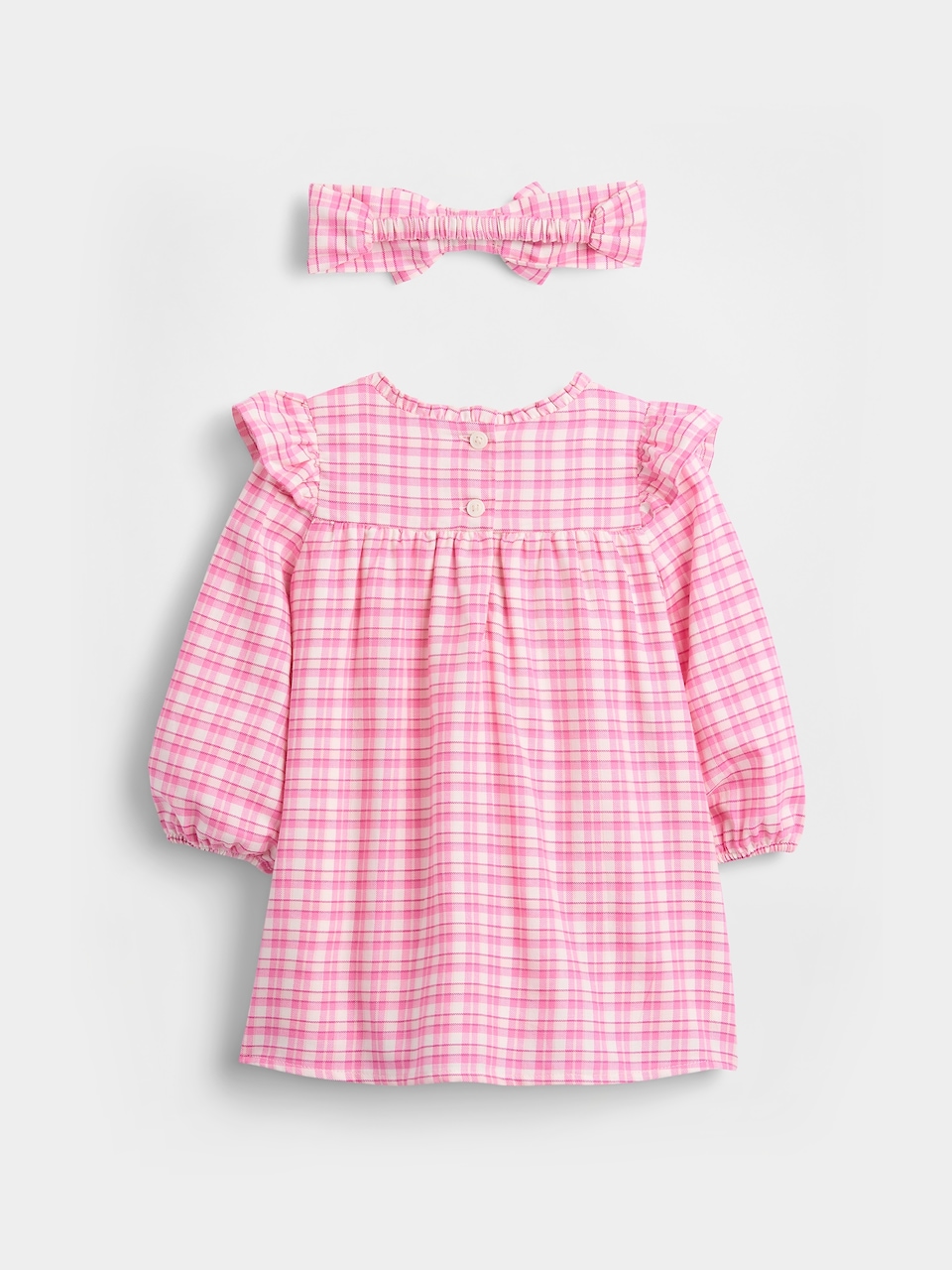 Baby Gingham Dress Set