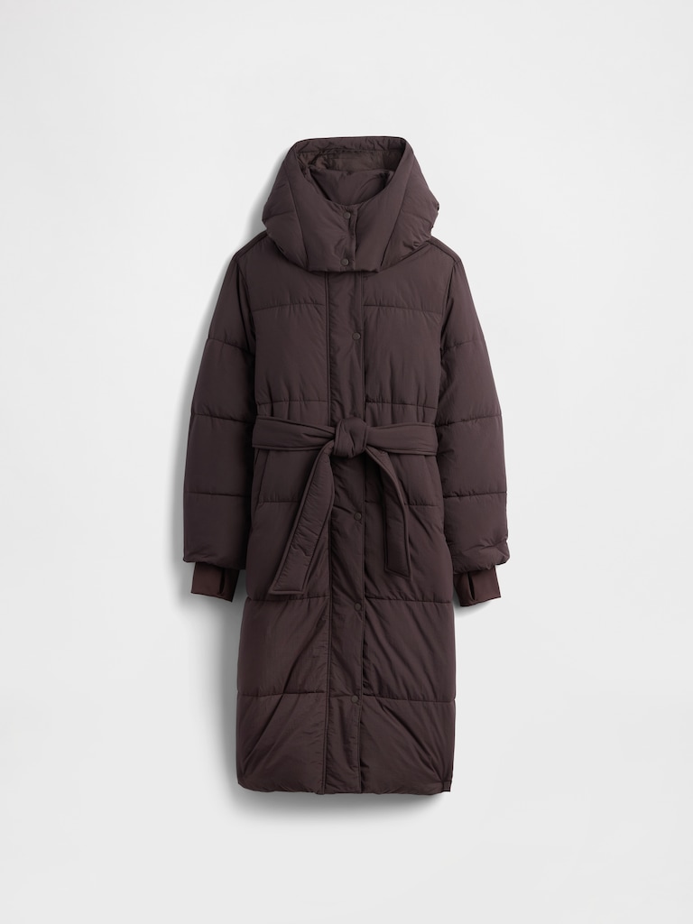 Belted Puffer Coat