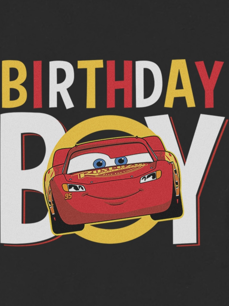Disney McQueen Birthday Boy Graphic T-Shirt for Toddler