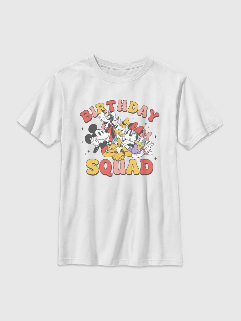 Disney Birthday Squad Graphic T-Shirt for Kids