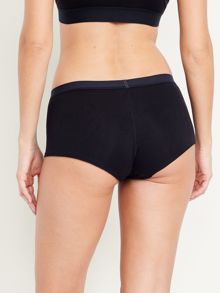 Ribbed Hipster Underwear