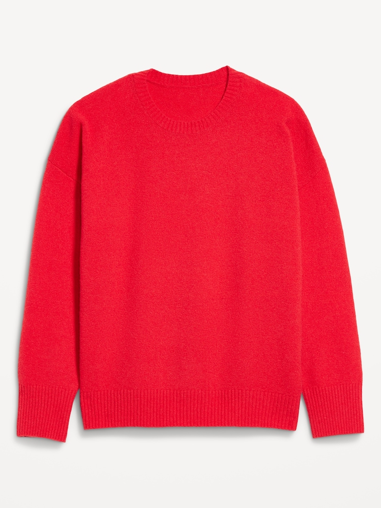 Cozy Wool-Blend Crew-Neck Sweater