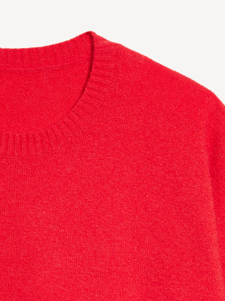 Cozy Wool-Blend Crew-Neck Sweater