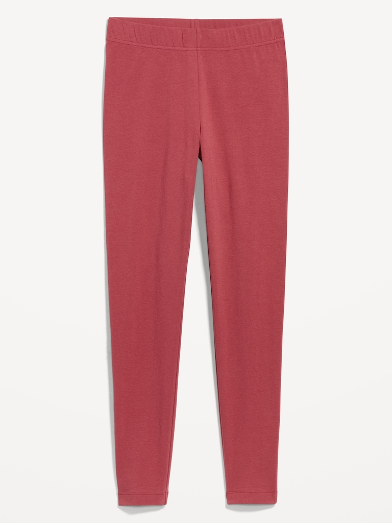 High-Waisted Jersey Fashion Layering Leggings