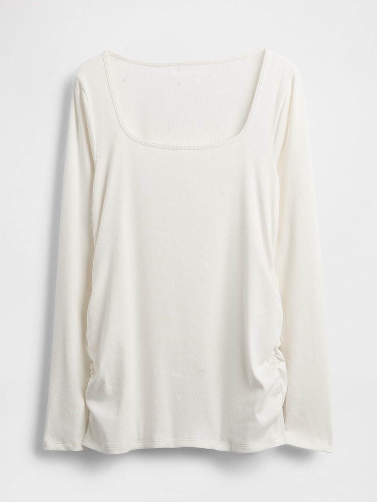 Maternity Modern Square-Neck T-Shirt