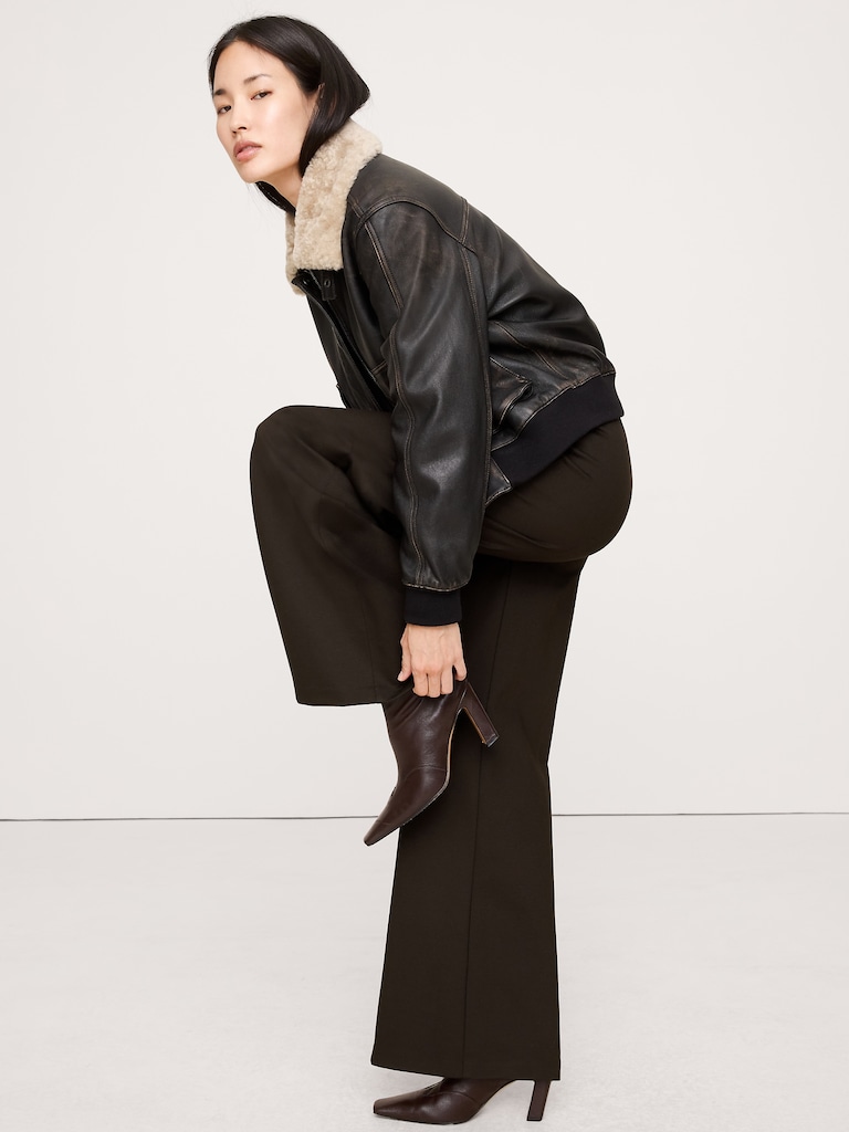 High-Rise Wide-Leg Everywhere Ponte Pull-On Pant