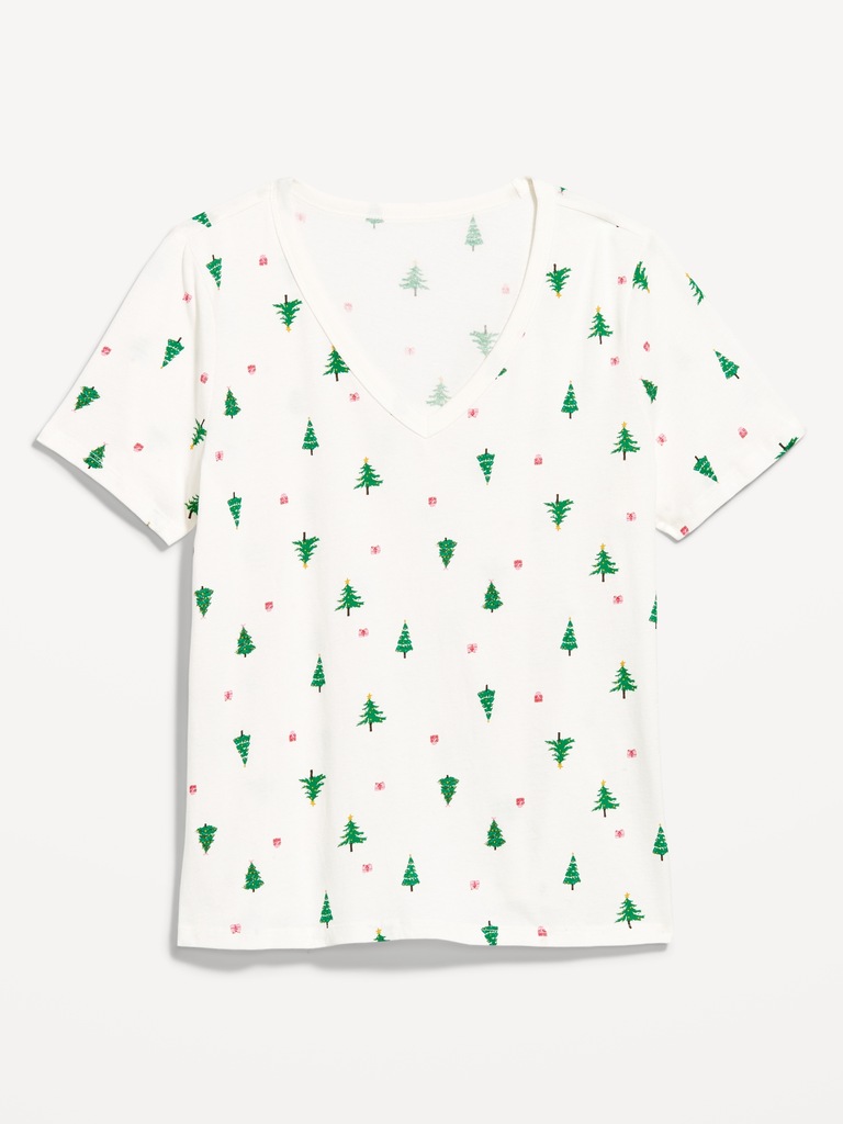 T-shirt passe-partout à col en V
