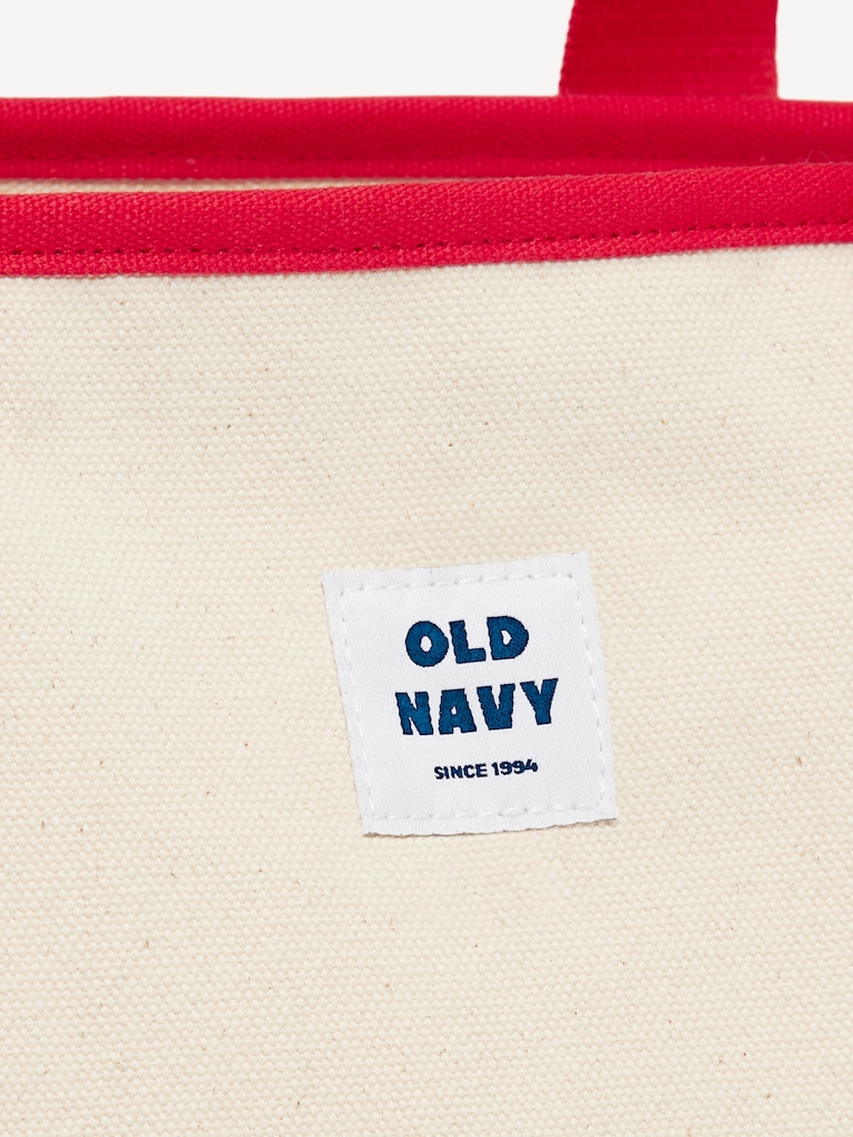 Medium Logo Canvas Tote Bag