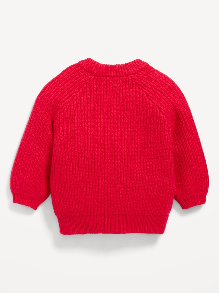 SoSoft Textured Bows Tunic Sweater for Baby