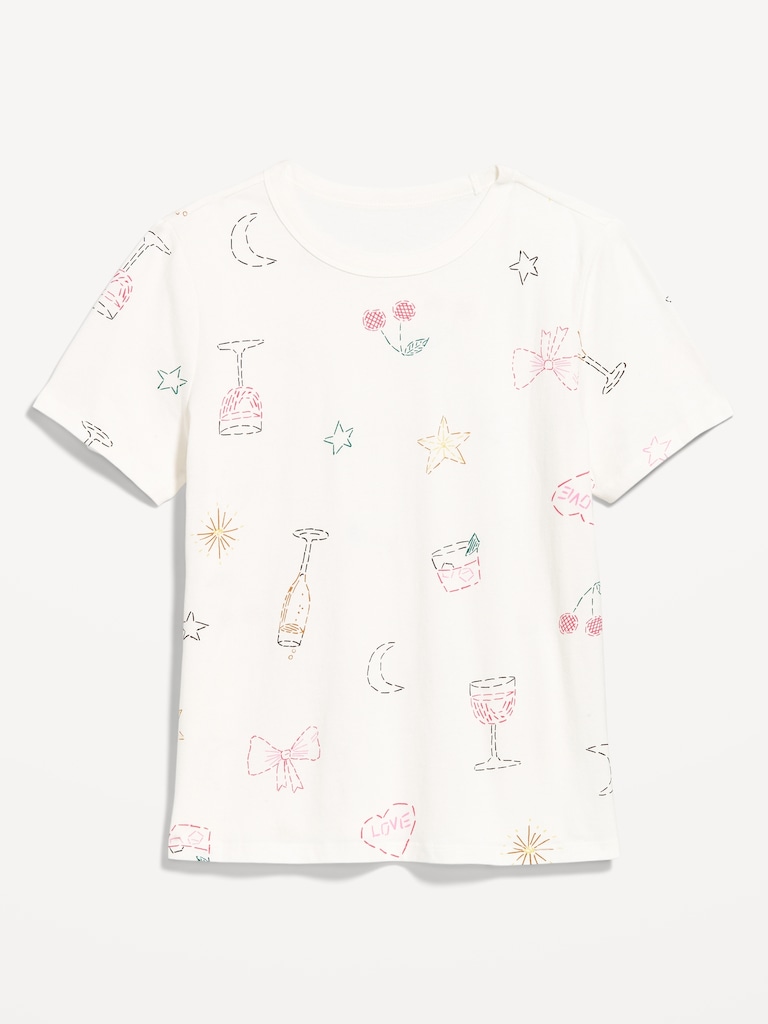 EveryWear Crew-Neck Printed T-Shirt