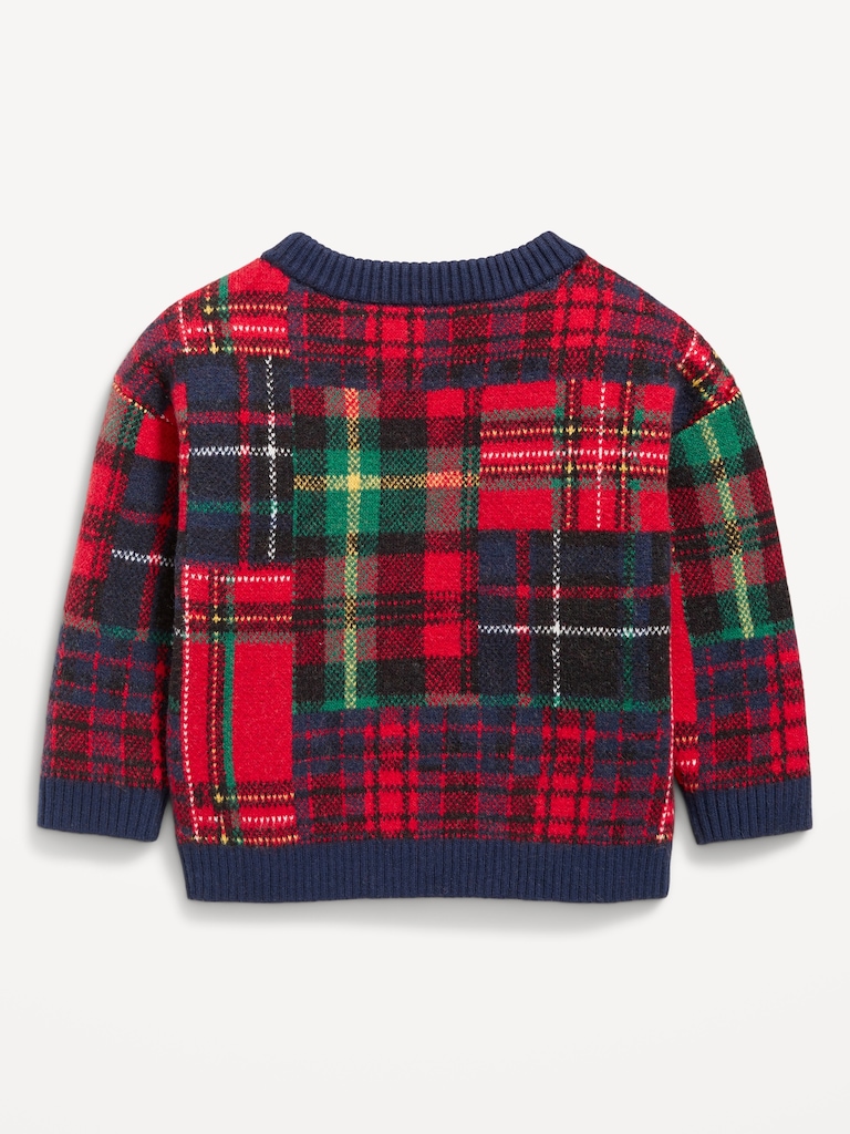 SoSoft Unisex Plaid Sweater for Baby