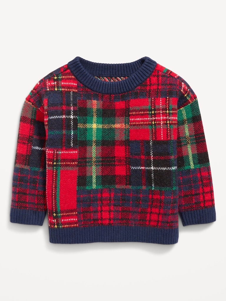 SoSoft Unisex Plaid Sweater for Baby