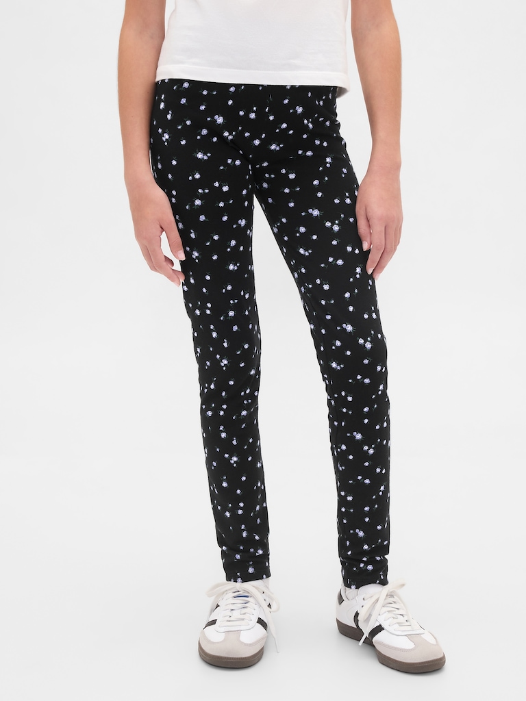 Kids Floral Leggings