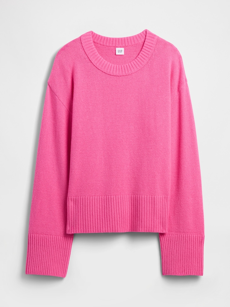 CashSoft Relaxed Crewneck Sweater