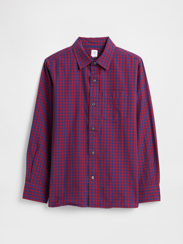 Kids Poplin Shirt
