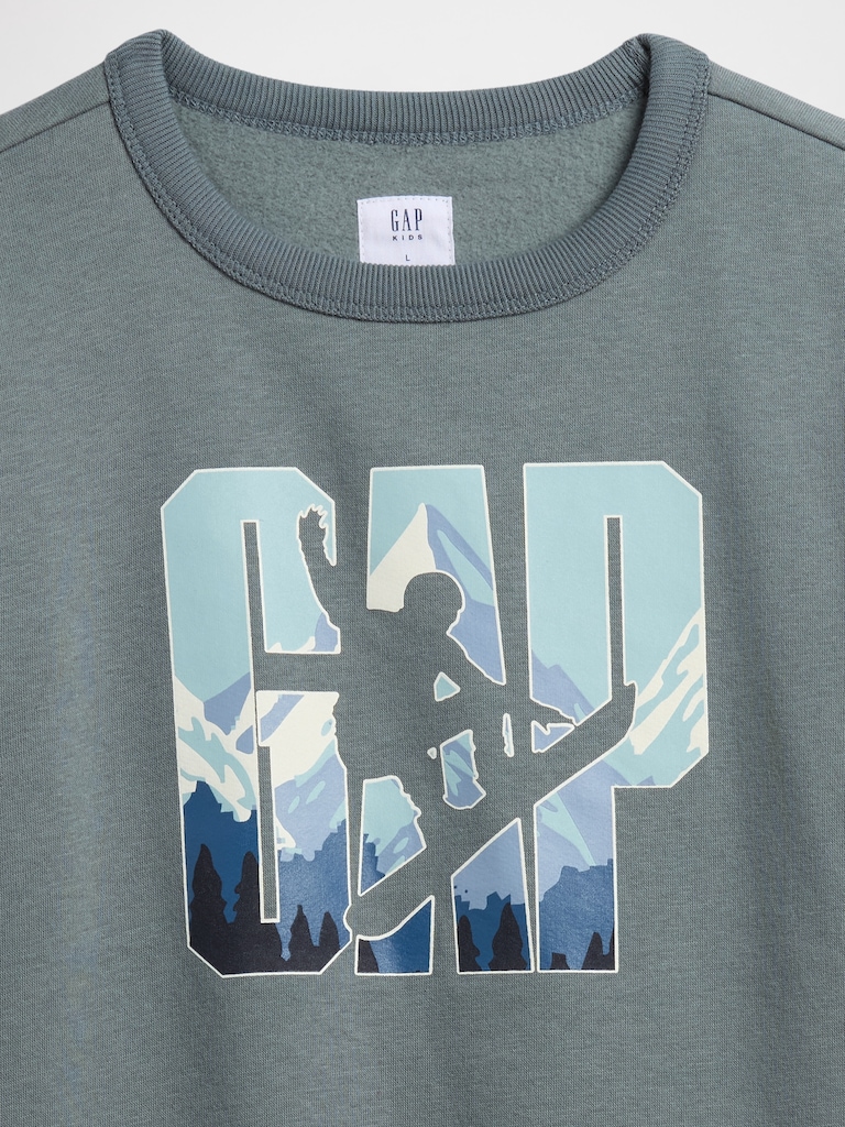 Kids Crewneck Graphic Sweatshirt