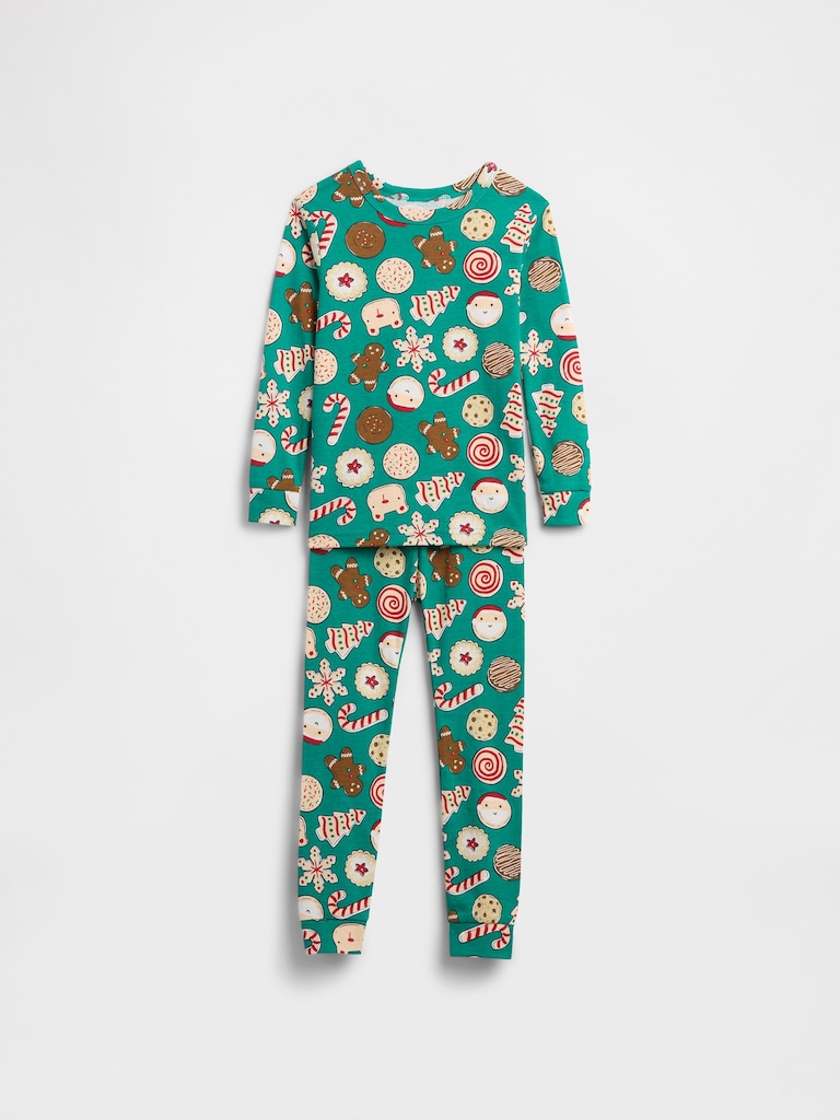 Kids & babyGap 100% Organic Cotton Holiday PJ Set