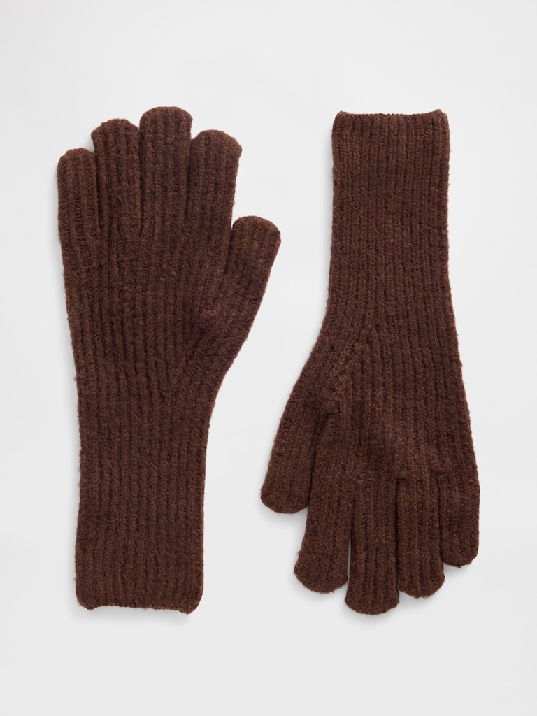 CashSoft Recycled Ribbed Gloves