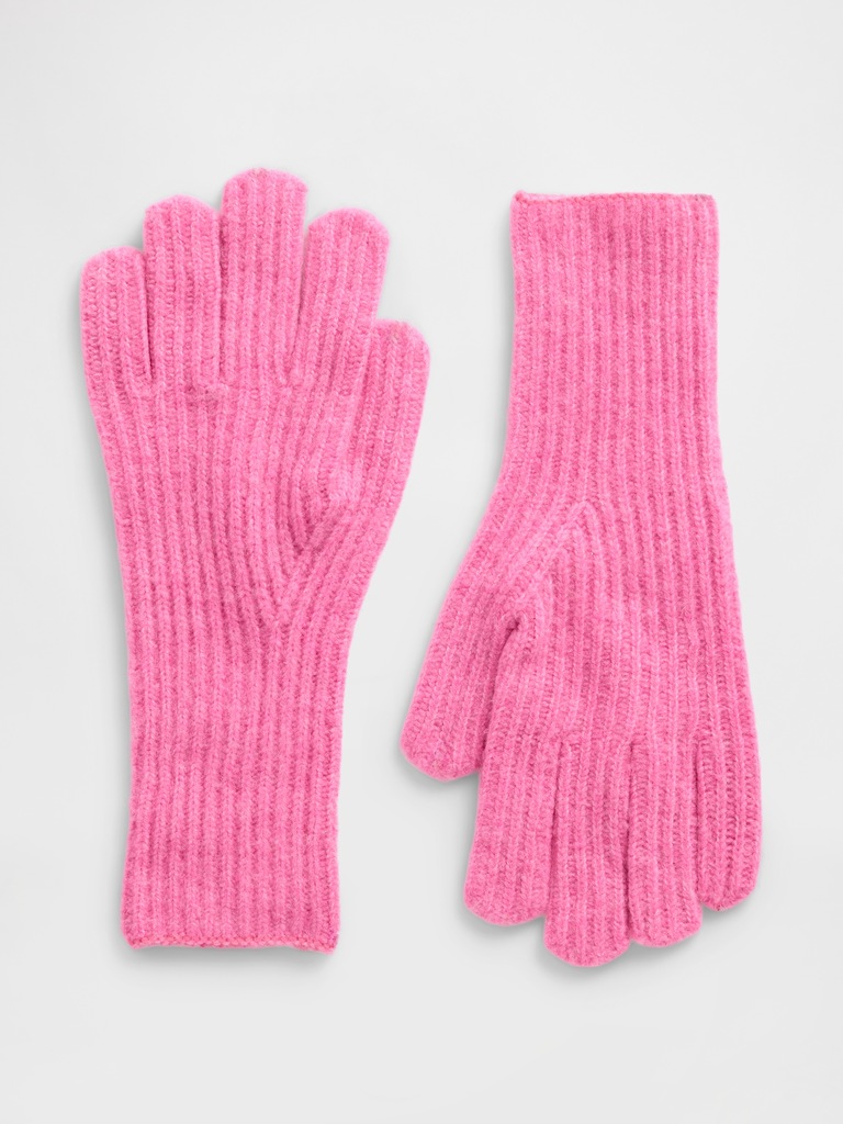 CashSoft Recycled Ribbed Gloves