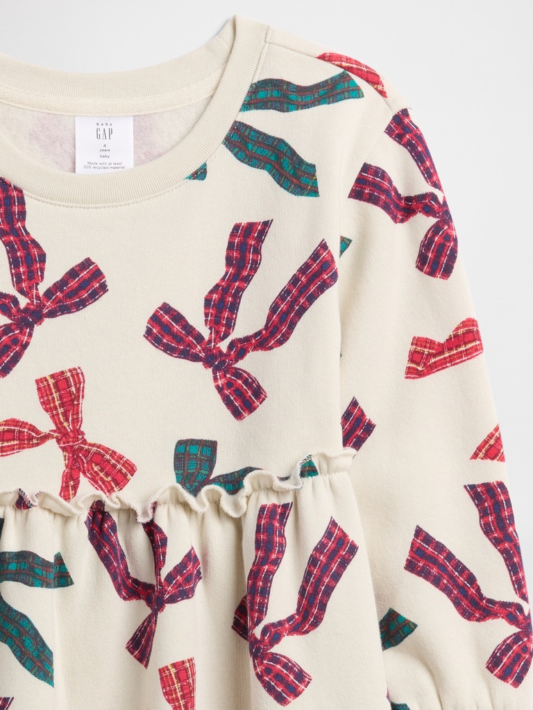 babyGap Print Sweatshirt Dress