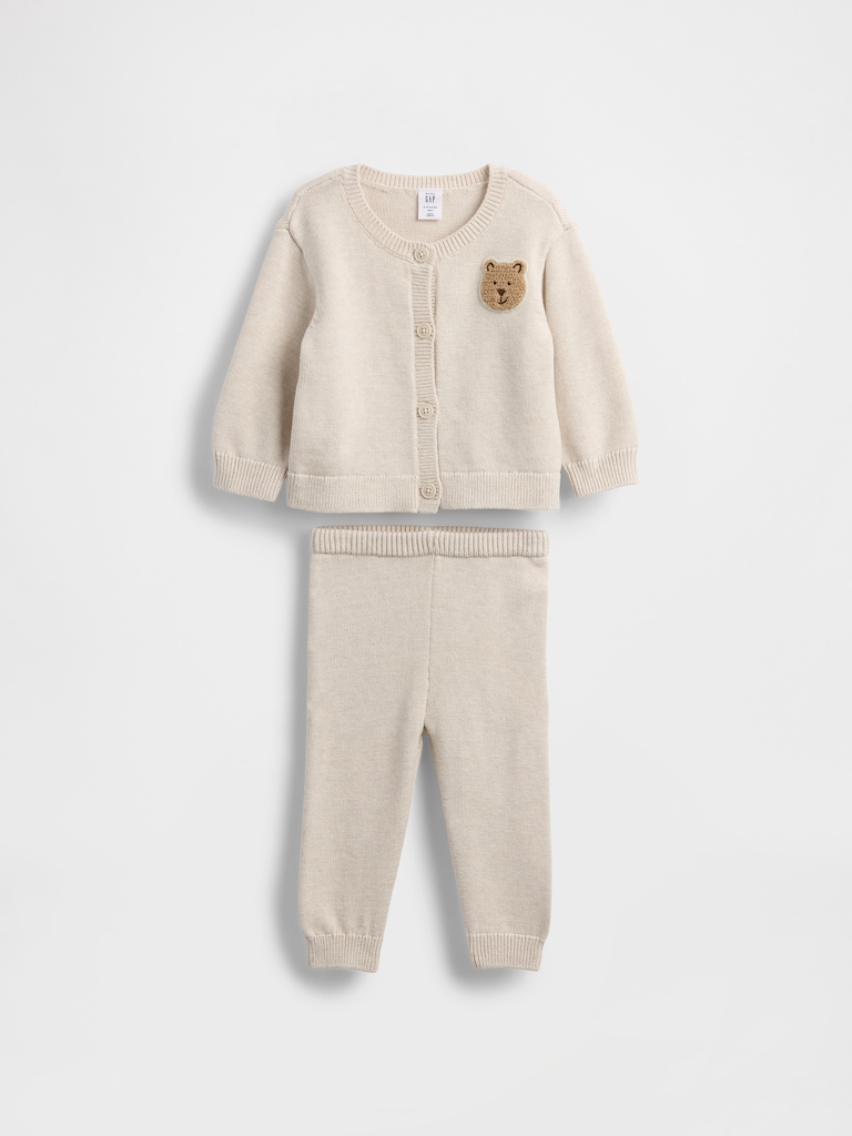 Baby Brannan Bear Cardigan Sweater Set