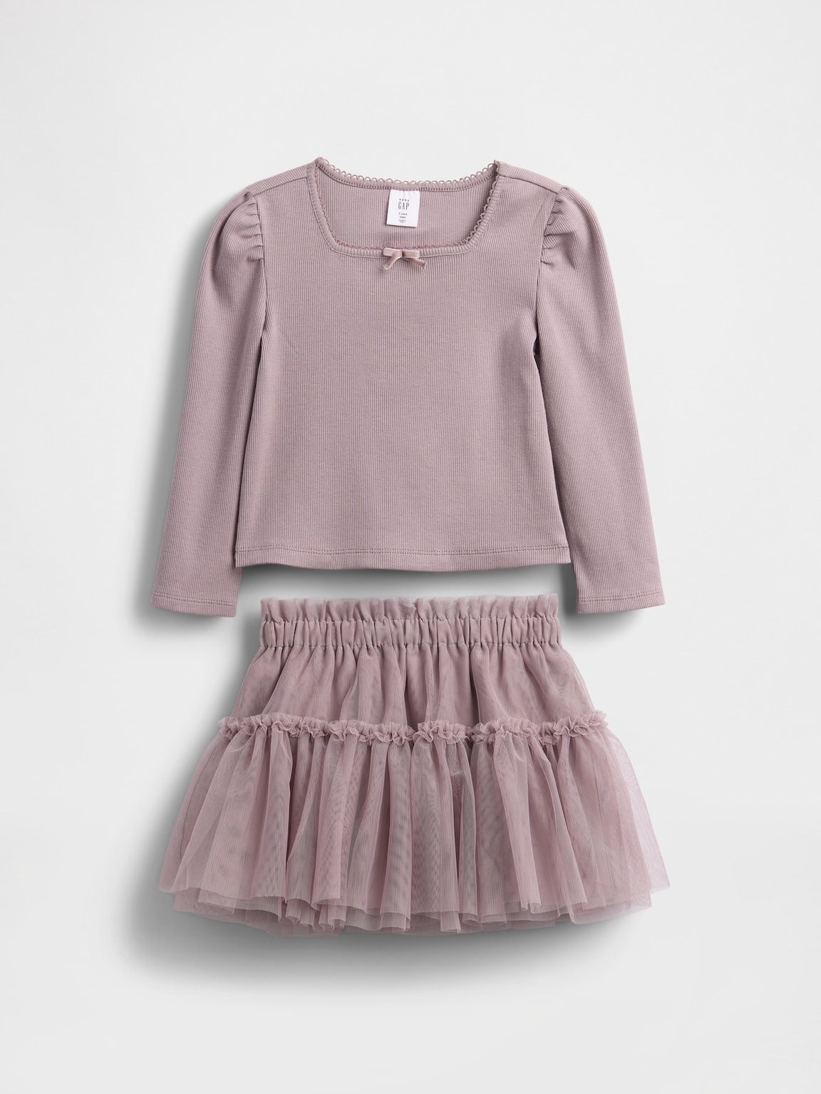 Baby & Toddler Rib & Tulle Outfit Set