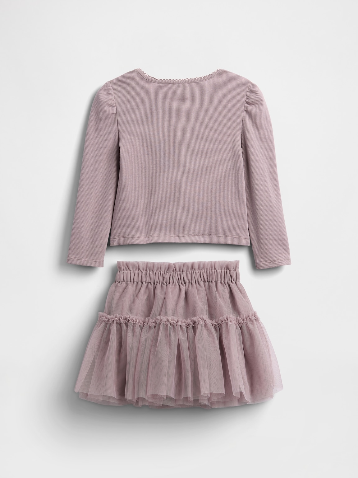 Baby & Toddler Rib & Tulle Outfit Set