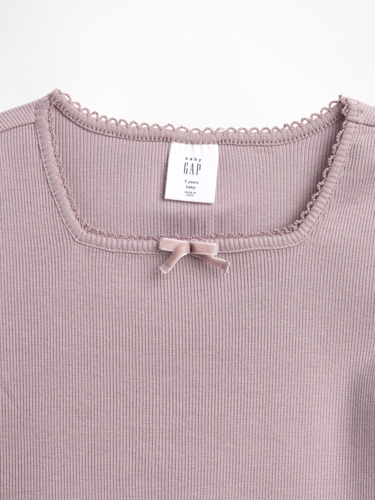 Baby & Toddler Rib & Tulle Outfit Set