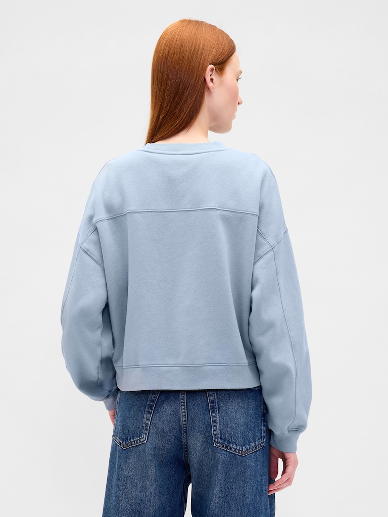 VintageSoft Wedge Crewneck Sweatshirt