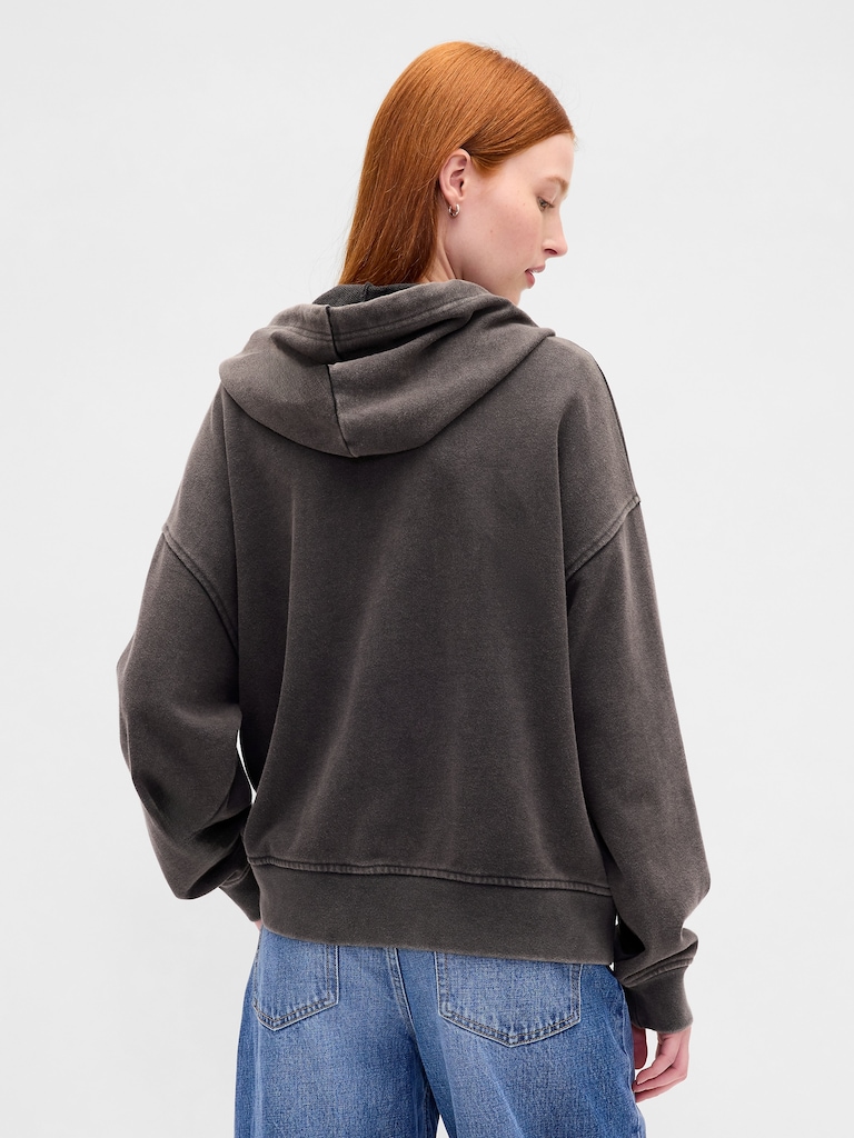 Heavyweight French Terry Oversized Zip Hoodie