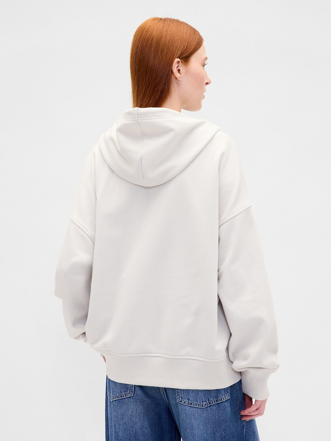 Heavyweight French Terry Oversized Zip Hoodie