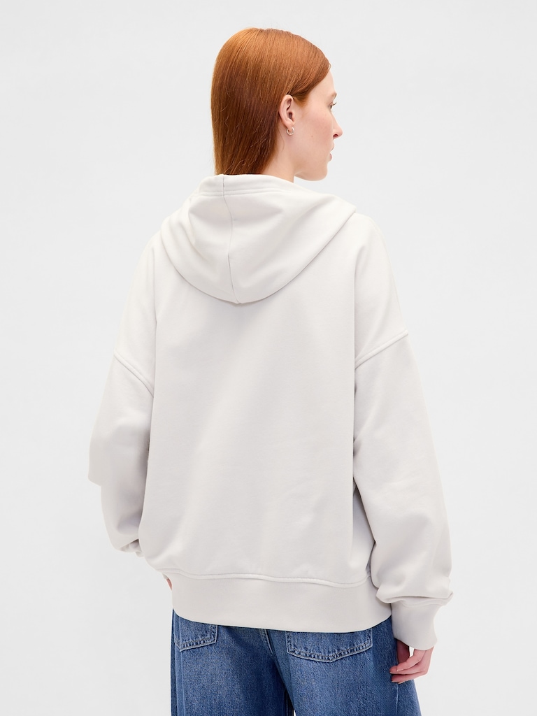 Heavyweight French Terry Oversized Zip Hoodie