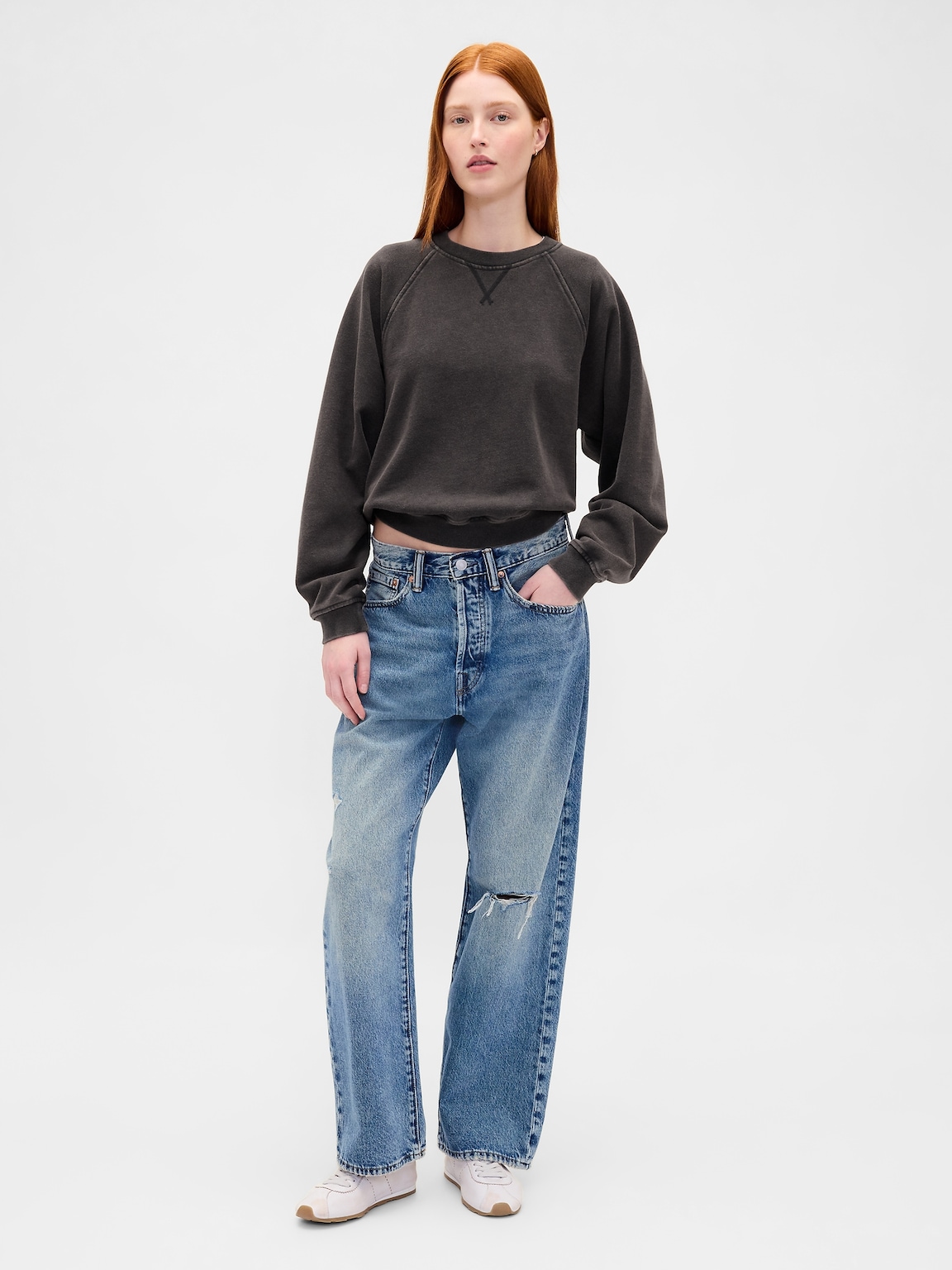 Heavyweight French Terry Raglan Sweatshirt