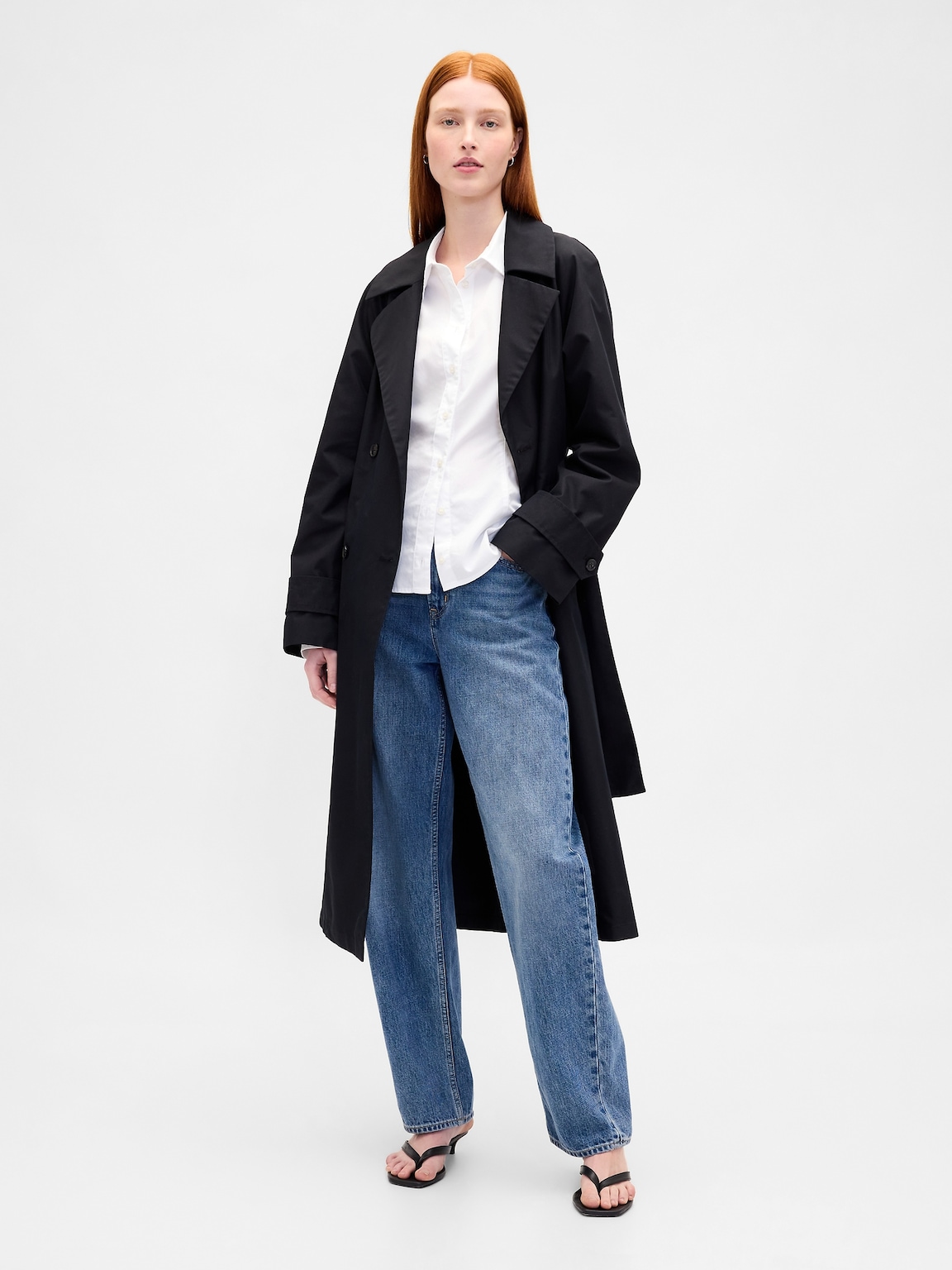 Organic Cotton Poplin Dolman Classic Shirt