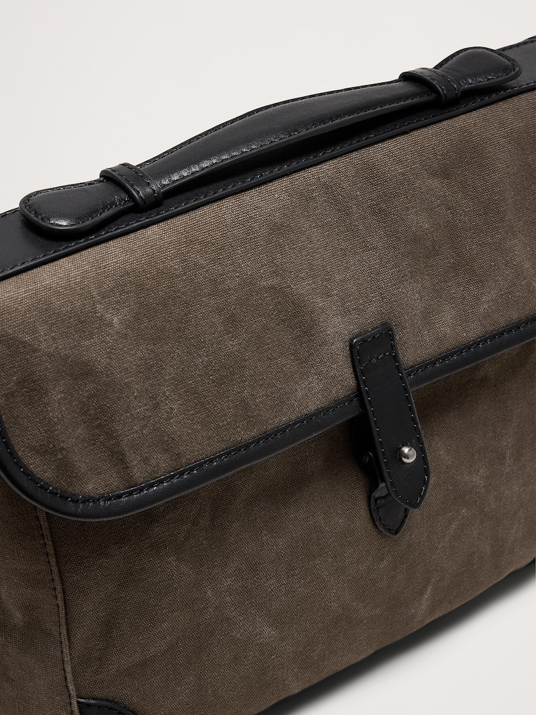 Canvas & Leather Camera Bag
