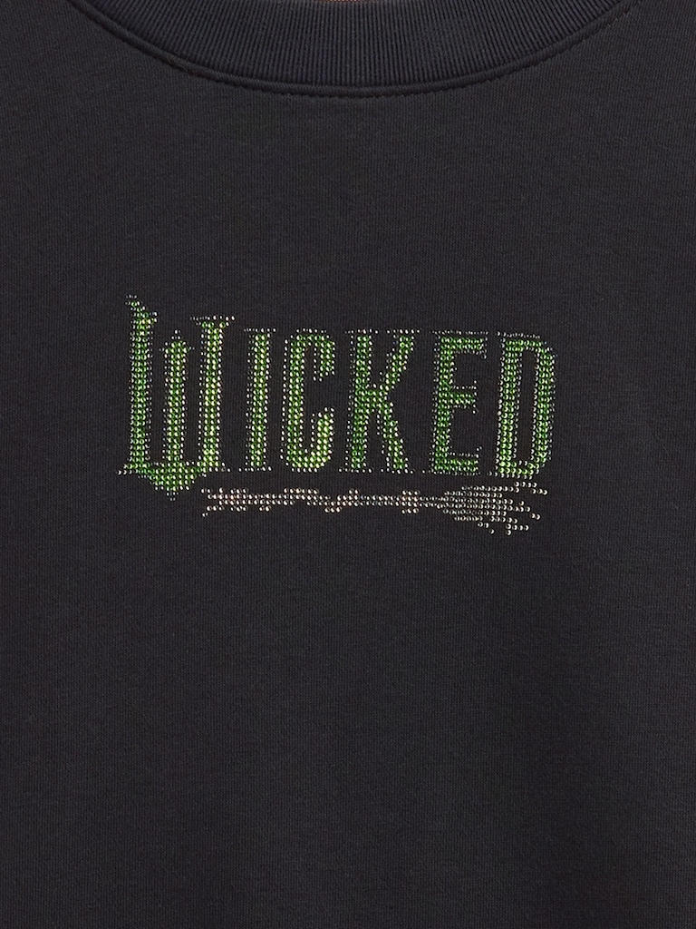 VintageSoft Wicked Crop Wedge Sweatshirt