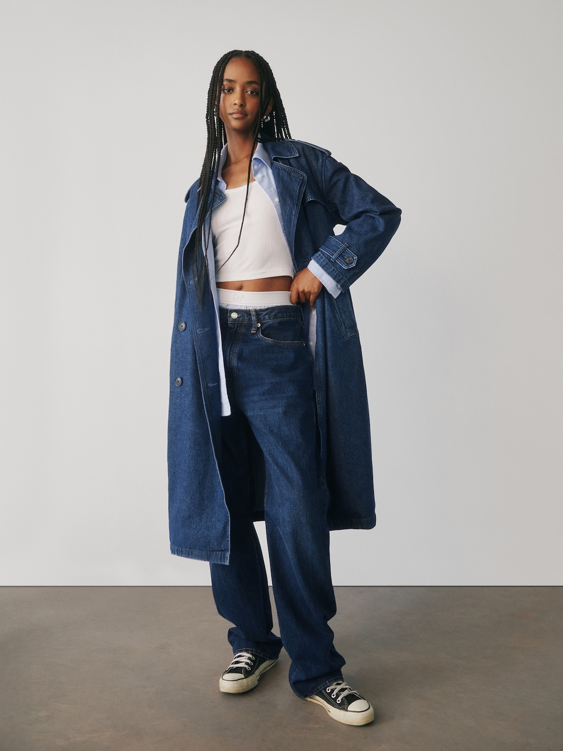Organic Cotton Oxford Big Shirt