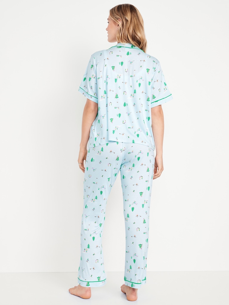 Sunday Sleep Knit Jersey Pant Set