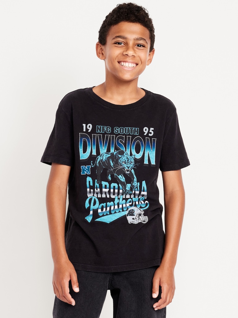 Carolina Panthers Gender-Neutral Graphic T-Shirt for Kids